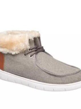 C&C California Women's Daniella Casual Flat Slip On Shoe Gray Size 6.5